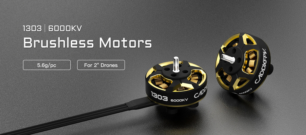 14PCS-CADDXFPV-1303-6000KV-2-4S-Brushless-Motoren-15mm-Welle-fuumlr-Gofilm-20-2-Zoll-Brushless-Whoop-2017084-1